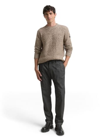 Tom Tailor Pullover in multicolor brown structure