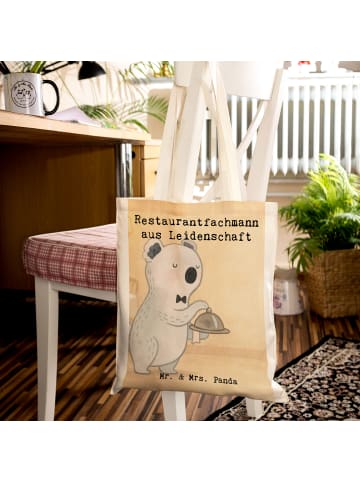 Mr. & Mrs. Panda Shopping Bag Restaurantfachmann Leidenschaft De... in Weiß