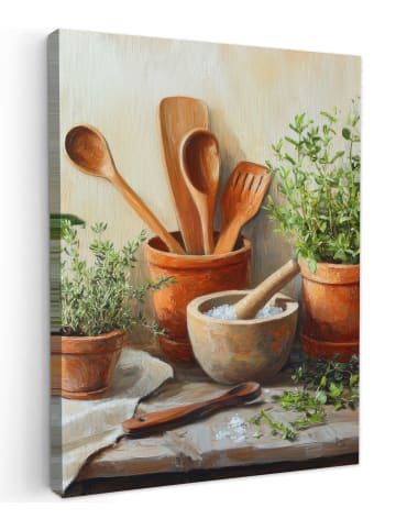 MuchoWow Leinwand Bilder Terra cotta