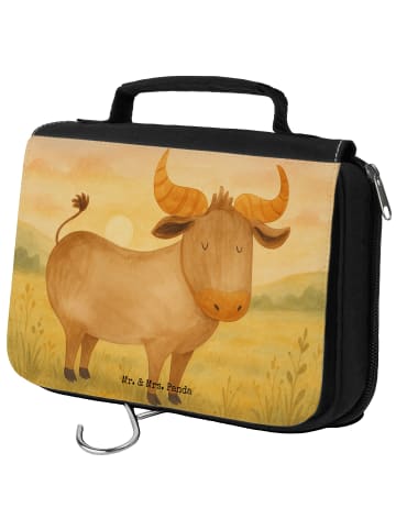 Mr. & Mrs. Panda Kosmetiktasche Sternzeichen Stier Design ohne S... in Weiß