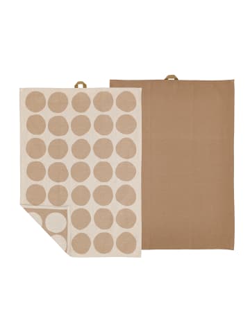 SÖDAHL Geschirrtuch Geschirrtuch Geschirrtuch Geschirrtuch in Warm Taupe