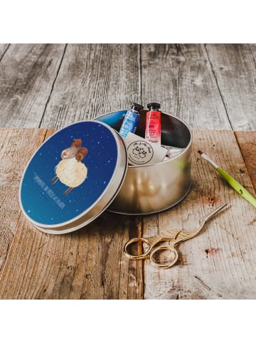 Mr. & Mrs. Panda Dose Sternzeichen Widder mit Spruch in Sternenhimmel Blau