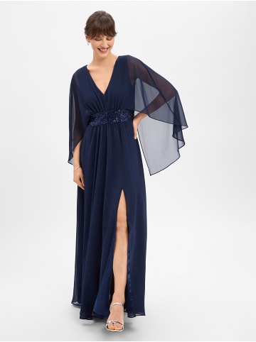 SWING Abendkleid in marine - 0001