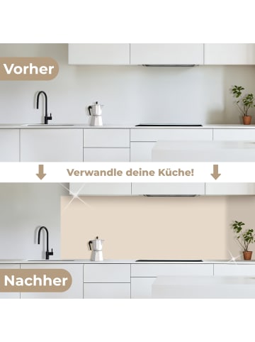 OnlyWow Küchenrückwand Beige