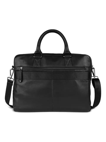 Bugatti Black Magic Aktentasche Leder 40 cm Laptopfach schwarz