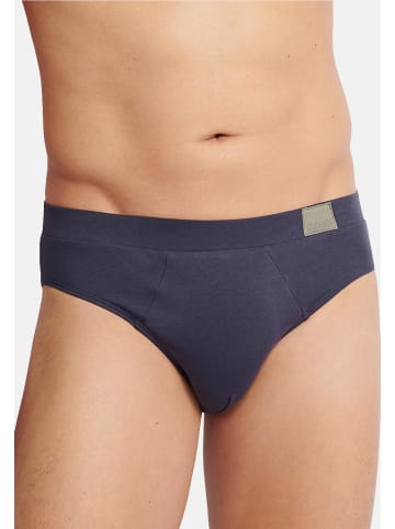 Sloggi Slip / Unterhose men GO Natural in Grau / Dunkelblau