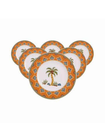 Villeroy & Boch 6er Set Brotteller Samarkand Mandarin ø 16,4 cm bunt in bunt