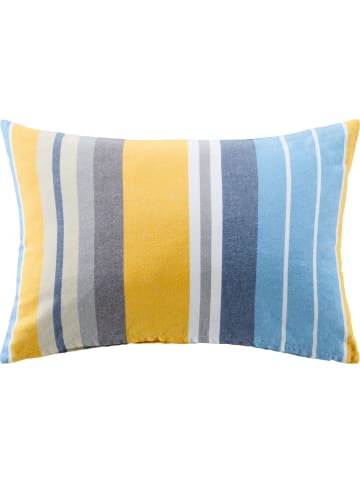 REDBEST Baumwolle, Gewebt Kissenhülle in blau-gelb