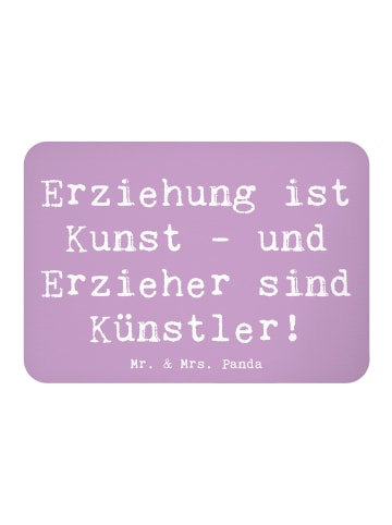 Mr. & Mrs. Panda magnet Spruch Erzieher Künstler mit Spruch in Lavendeltraum