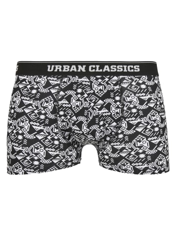 Urban Classics Boxershorts in detail aop+black