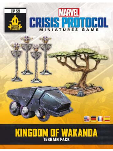 Asmodee Spiel - Marvel: Crisis Protocol - Kingdom of Wakanda Terrain Pack (Gelände