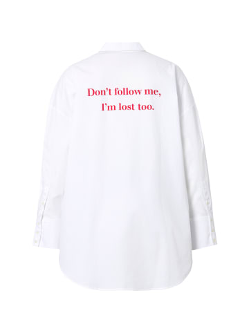 Studio Untold Hemdbluse in schneeweiß