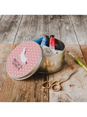 Mr. & Mrs. Panda Erinnerungsbox Einhorn Yoga mit Spruch in Rot Pastell