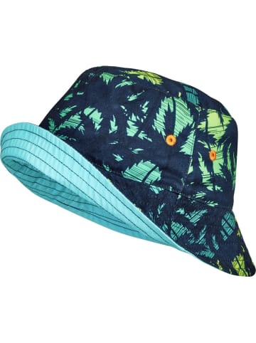 Playshoes Kinder Hut "Uv-Schutz Fischerhut Surf" in Blau