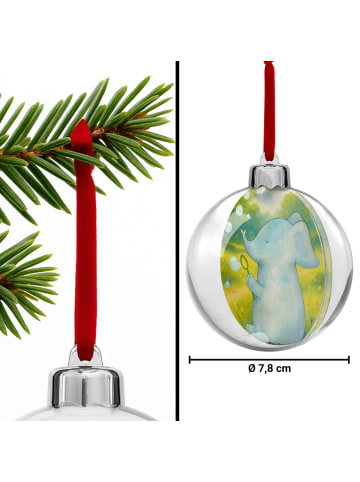 Mr. & Mrs. Panda Christbaumschmuck Elefant Seifenblasen Design o... in Weiß