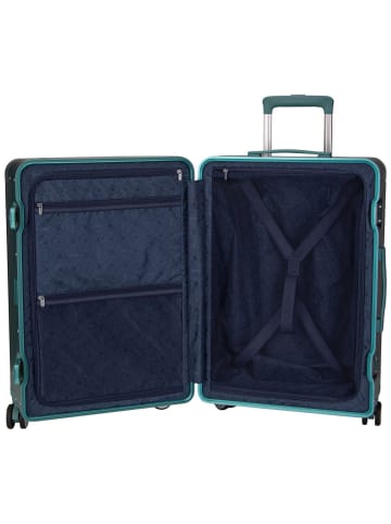 American Tourister Trolley Soundbox Alu Spinner 68 in Dusty Turquoise