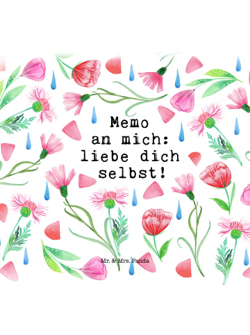 Mr. & Mrs. Panda Trinkflasche Memo an Mich Liebe dich selbst  mi... in Weiß