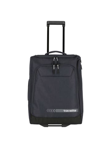 travelite Kick-Off - 2-Rollen-Kabinentrolley S 55 cm (schwarz) in anthracite