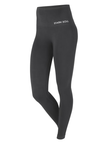 Stark Soul® High Waist Sport Leggings in Schwarz