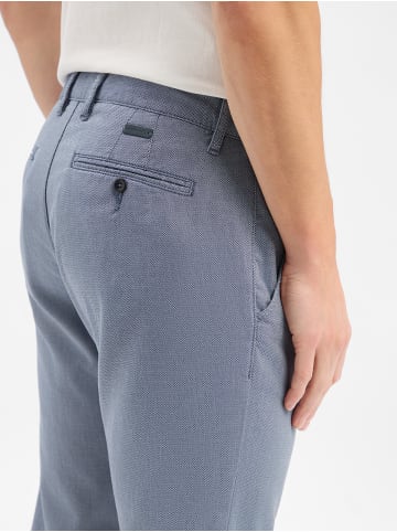 ALBERTO Stoffhose Lou-J in marine weiß