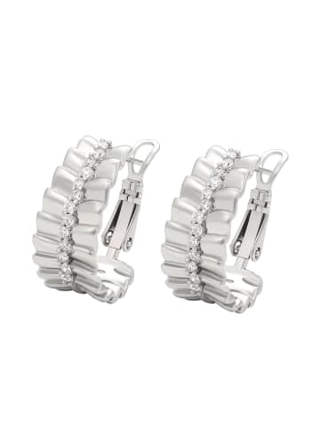 faina Women Drop Earrings in Silver White