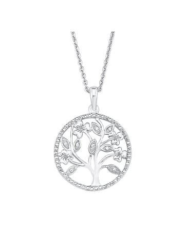 Amor Kette mit Anhänger Silber 925, rhodiniert in Silber