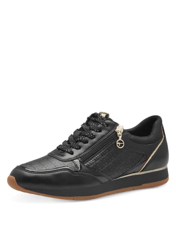 Tamaris Schnürhalbschuh in schwarz