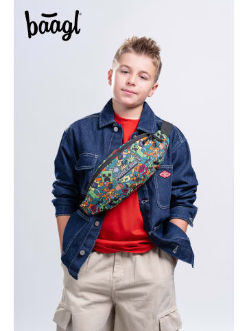 BAAGL Bauchtasche Snap in Rosa Minecraft Chaos