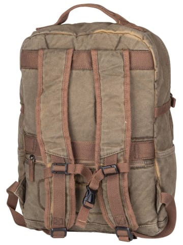 Greenburry Rucksack Vintage Aviator Harvard in Khaki