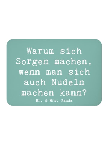 Mr. & Mrs. Panda Kühlschrankmagnet Spruch Gelassenheit in Krisen... in Meeresbrise