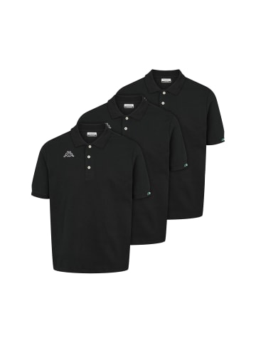 Kappa Polo 3er-Pack Logo Maltaxita in Black