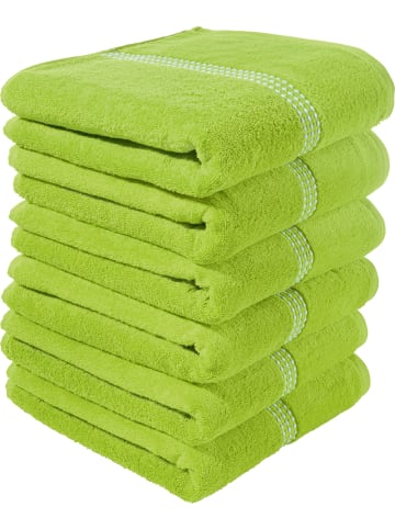 Erwin Müller Frottier Handtuch 6er-Pack Mannheim in apfelgrün