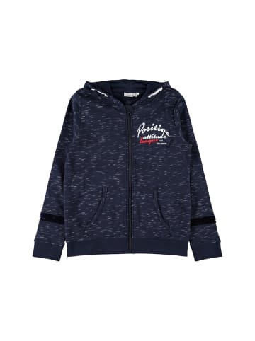 name it Mädchen Sweatjacke mit Kapuze & Pailletten in Blau
