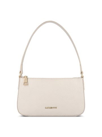 Lazarotti Bologna Leather Schultertasche Leder 22 cm in cream