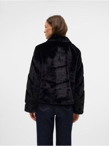 Vero Moda Kunstpelzjacke in Black