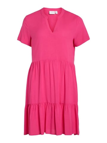 Vila Kleid in pink yarrow