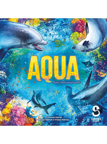 Asmodee Aqua Bunte Unterwasserwelten Familienspiel Legespiel 1-4 Spieler 8+ Deutsch