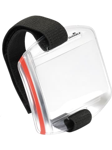 Durable Ausweishalter mit Armbefestigung Outdoor Secure 87x54cm Packung mit 10 Stück