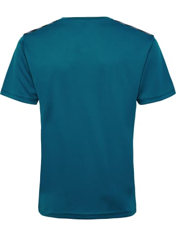 Hummel Hummel T-Shirt Hmlauthentic Multisport Unisex Kinder Feuchtigkeitsabsorbierenden in BLUE CORAL/SULPHUR SPRING