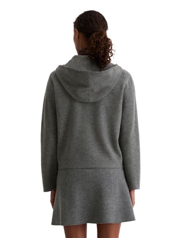 Marc O'Polo Zip-Cardigan loose in rocky grey melange