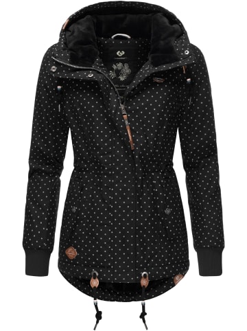 ragwear Winterjacke Danka Dots Intl. in Black