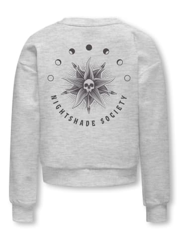 KIDS ONLY Sweatshirt in Light Grey Melange