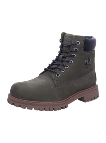 Bugatti Herren- Stiefel/ Boots ungefüttert  in Grün