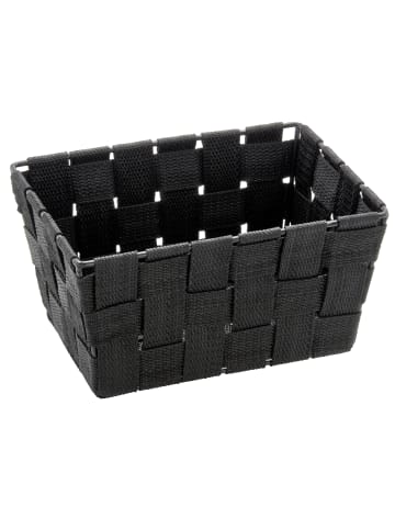 Wenko Badkorb ADRIA in Schwarz, (B) 14 x (H) 9 x (L) 19 cm