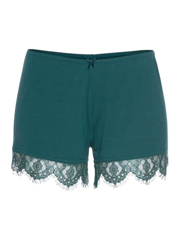 LASCANA Schlafshorts in petrol