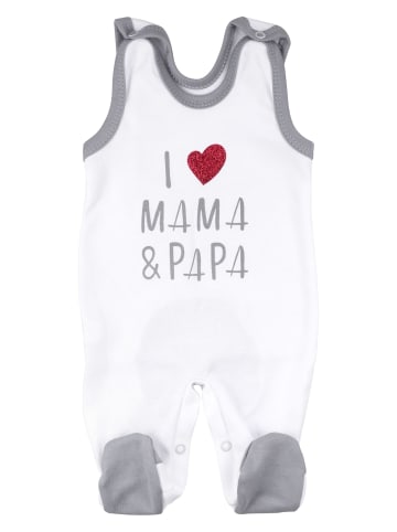 Baby Sweets 2tlg Set Strampler + Shirt I love Mama & Papa in bunt