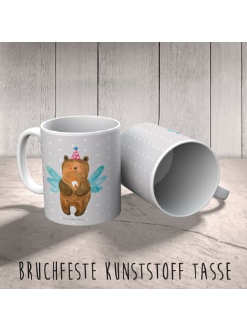 Mr. & Mrs. Panda Tasse Bär Zahnfee ohne Spruch in Grau Pastell