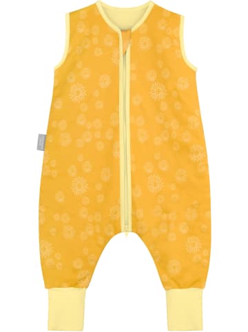 normani Baby Schlafsack mit Füßen aus Bio-Baumwolle Nanao in Gelb
