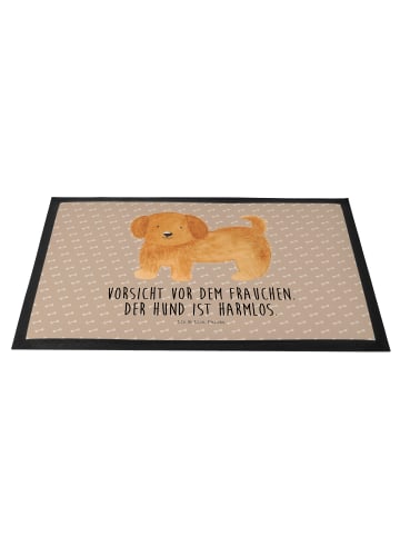 Mr. & Mrs. Panda Schmutzfänger Hund Flauschig mit Spruch in Hundeglück