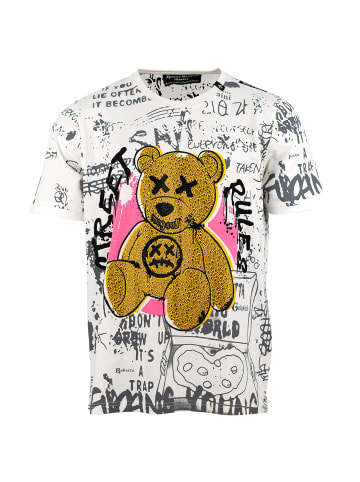 Roberto Geissini Bear Cross T-Shirt Offwhite